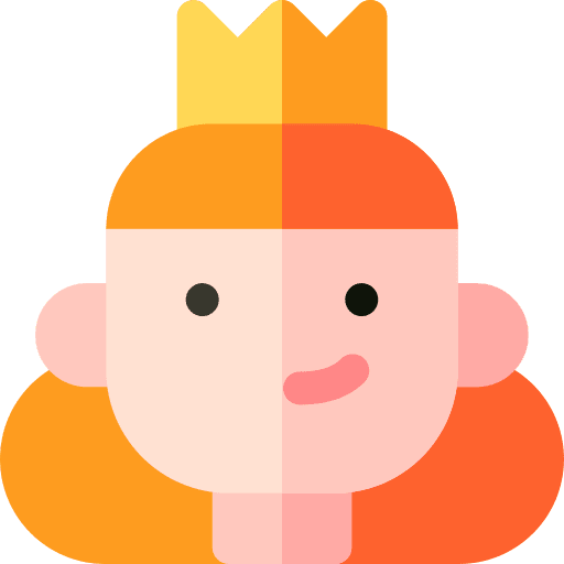 Princess costume ginger royal icon