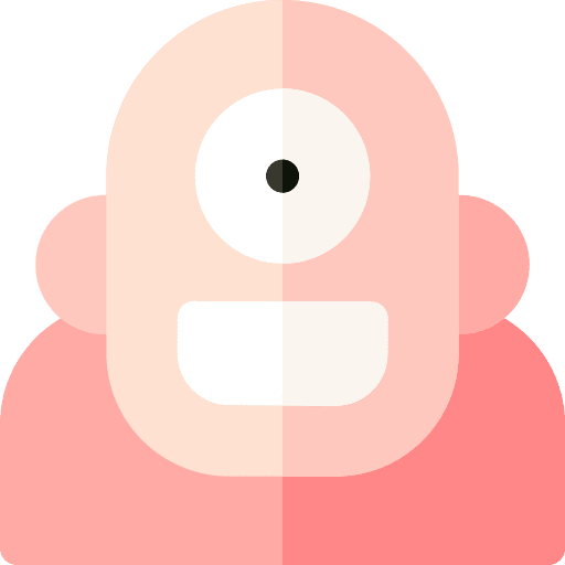 Cyclops folklore character legend icon