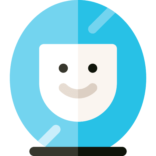 Magic mirror cultures fantasy reflection icon