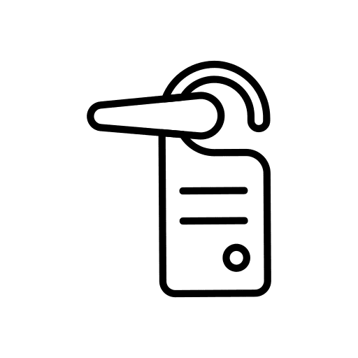 Room restaurant hotel room icon