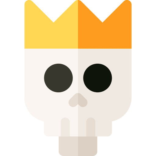 Skeleton king death skeleton icon