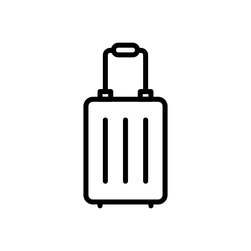 Bag luggage baggage tourism icon