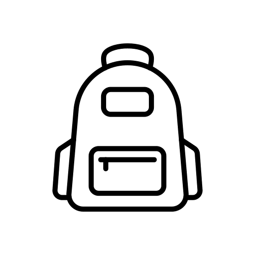 Bag traveling luggage tourism icon