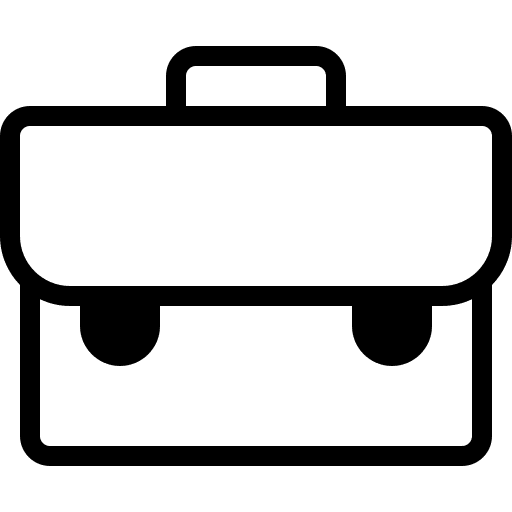 Briefcase briefcase job bag icon