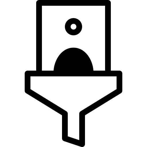 Filter filter commerce business and finance icon