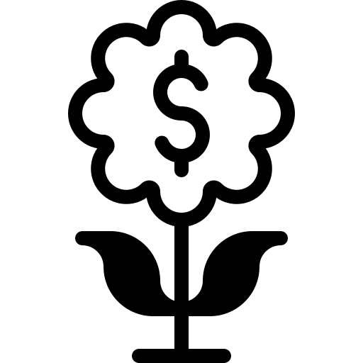 Growth growth invest money icon