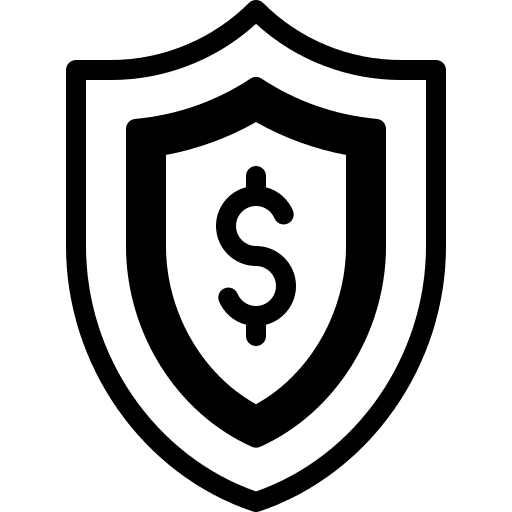 Protection defense economy security icon