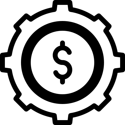 Settings settings money business and finance icon