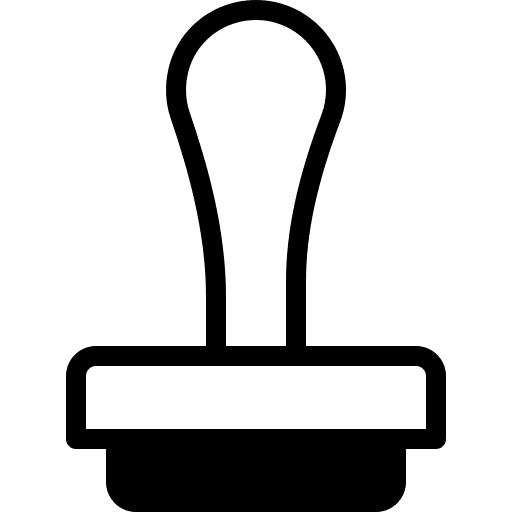 Stamp miscellaneous sign business icon