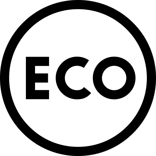 Eco friendly ecology and environment sign nature icon