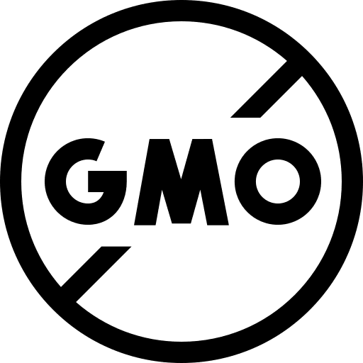 No gmo no gmo food vegan icon