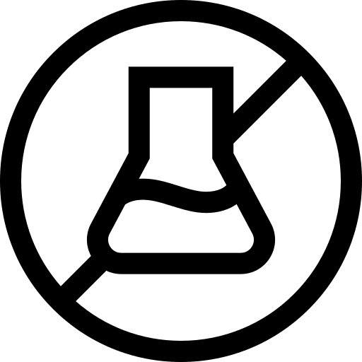 No preservatives forbidden hypoallergenic food icon