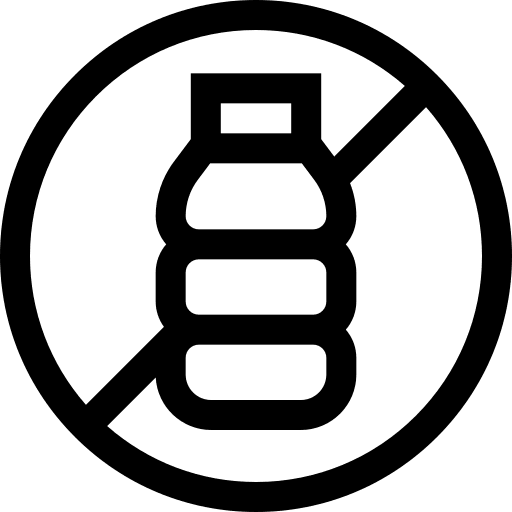 Plastic bpa free plastic free icon