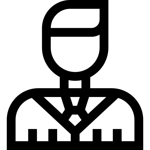 Judge user caucasian redhead icon