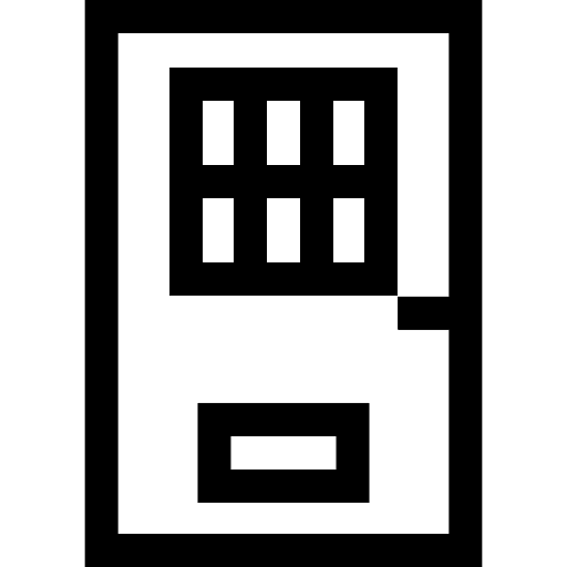 Prison jail prison door icon