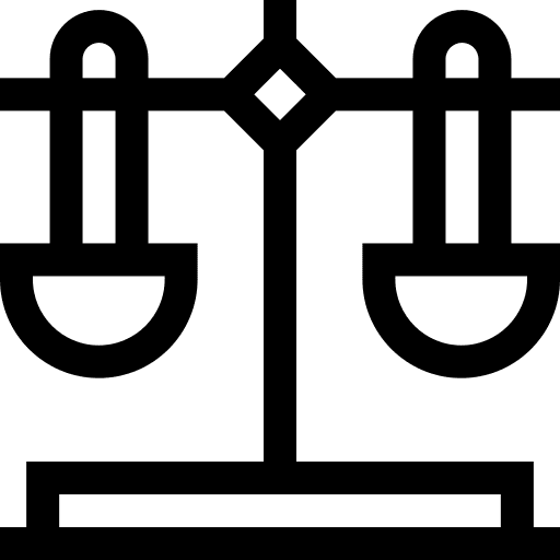 Balance scale balance balance scale legal icon