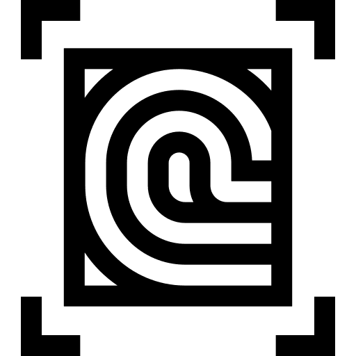 Identification electronics technology identification icon