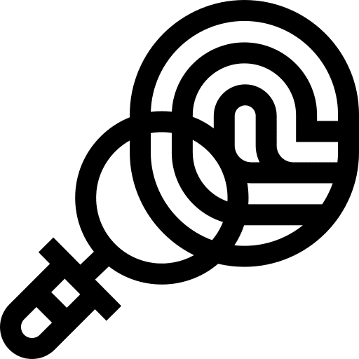 Investigation identify investigation unique icon