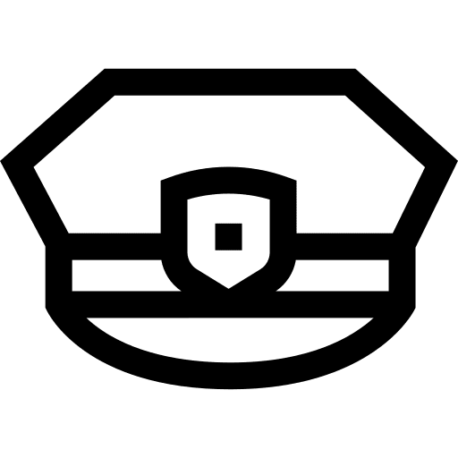 Police hat police security miscellaneous icon