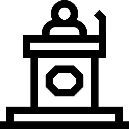 Magistrate law judge user icon