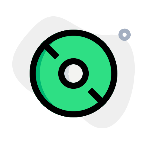 Compact disk music player compact disk cd player icon