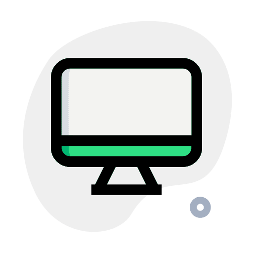 Computer computer screen monitor icon