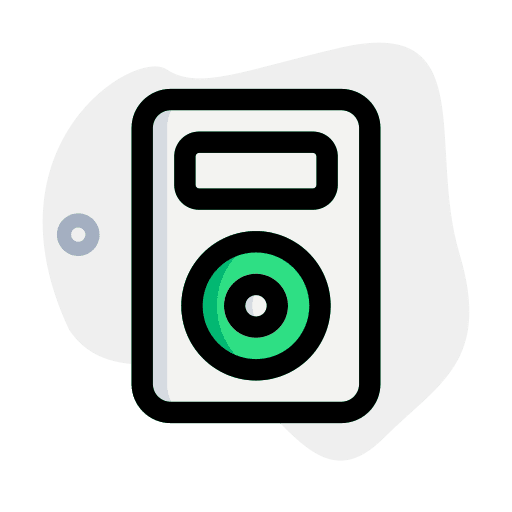 Music player electronics mp3 technology icon