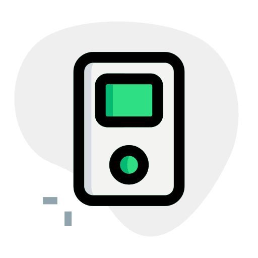 Music player electronics music player mp3 icon