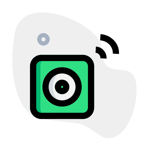 Wireless loudspeakers electronics wifi connection icon