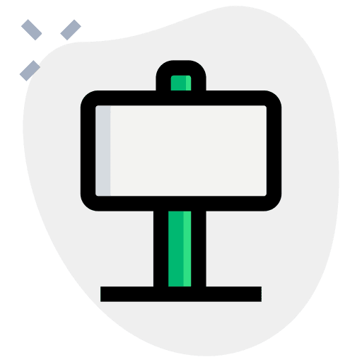 Billboard marketing billboard signaling icon