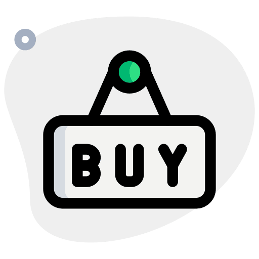 Buy signage signaling signboard icon