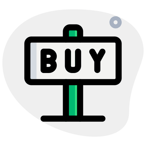 Buy signage signboard commerce and shopping icon