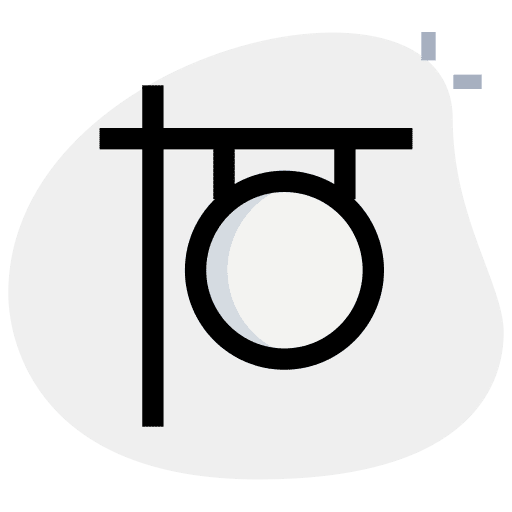 Signage signal circle sign icon