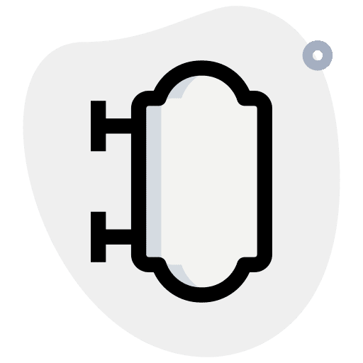 Signage sign signal signboard icon