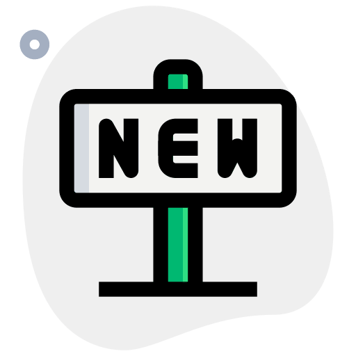 New signage signal signaling icon