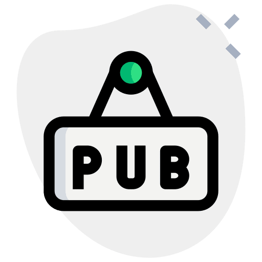 Pub signal signboard signage icon