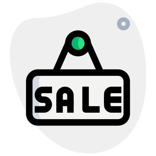 Sale sale shop sign icon