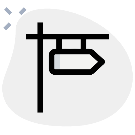 Signboard signal signage hanging icon