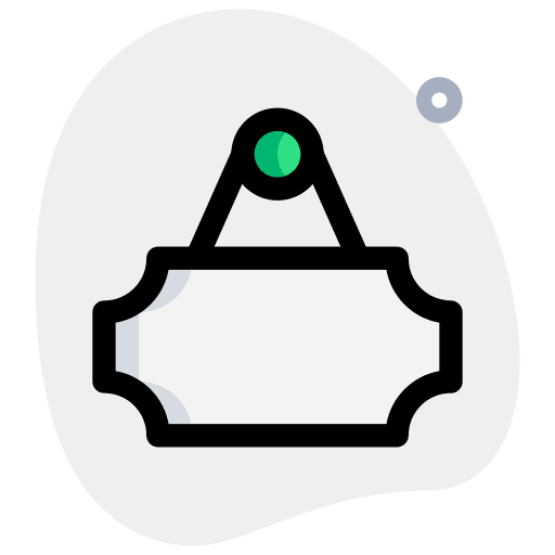 Signboard shop signaling signboard icon