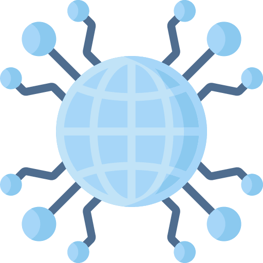 Global world internet connect icon