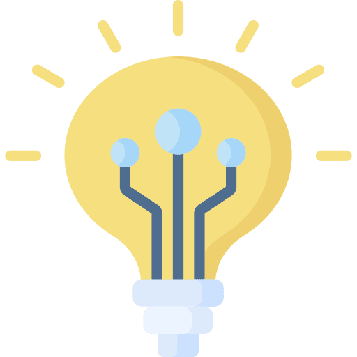 Idea tech electronics technology icon