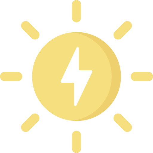 Solar energy brightness ecology and environment sunshine icon