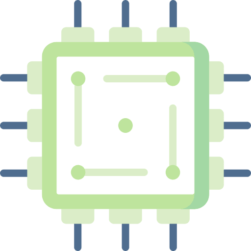 Chip internet digital chip icon