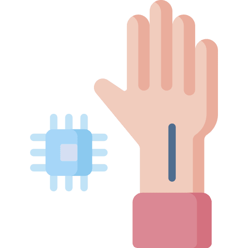 Chip internet of things networking electronics icon