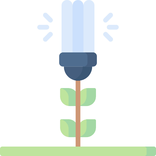 Eco energy sustainability sprout plant icon