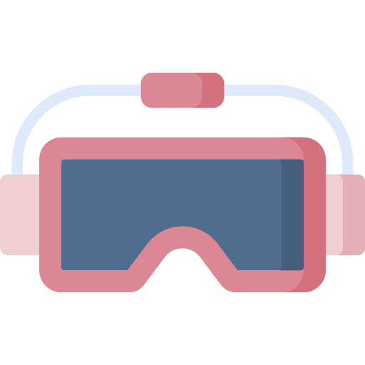 Virtual reality glasses virtual reality gadget vr goggles icon