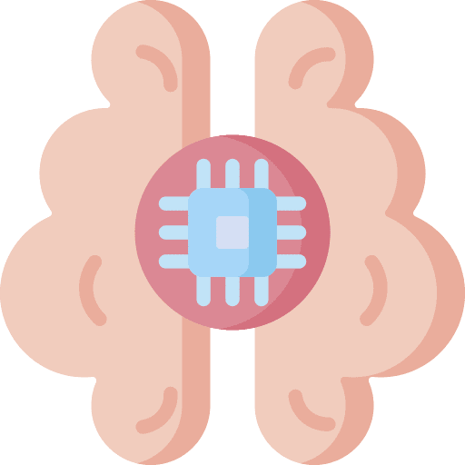 Brain brain technology computer icon