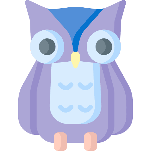 Owl owl bird nature icon