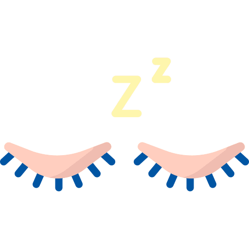 Sleep vision tea eyes icon