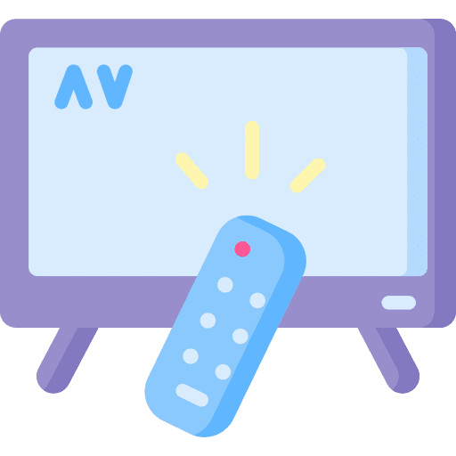 Tv screen turn off screen remote control icon